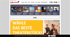 Desktop Screenshot of kulturnews.de